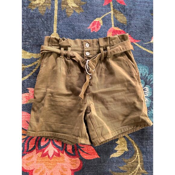 Free People Cindy Utility High Waisted Shorts Size 0 - Picture 6 of 9